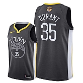 Warriors #35 Kevin Durant Black City Edition 2018 NBA Finals Nike Swingman Jersey,baseball caps,new era cap wholesale,wholesale hats